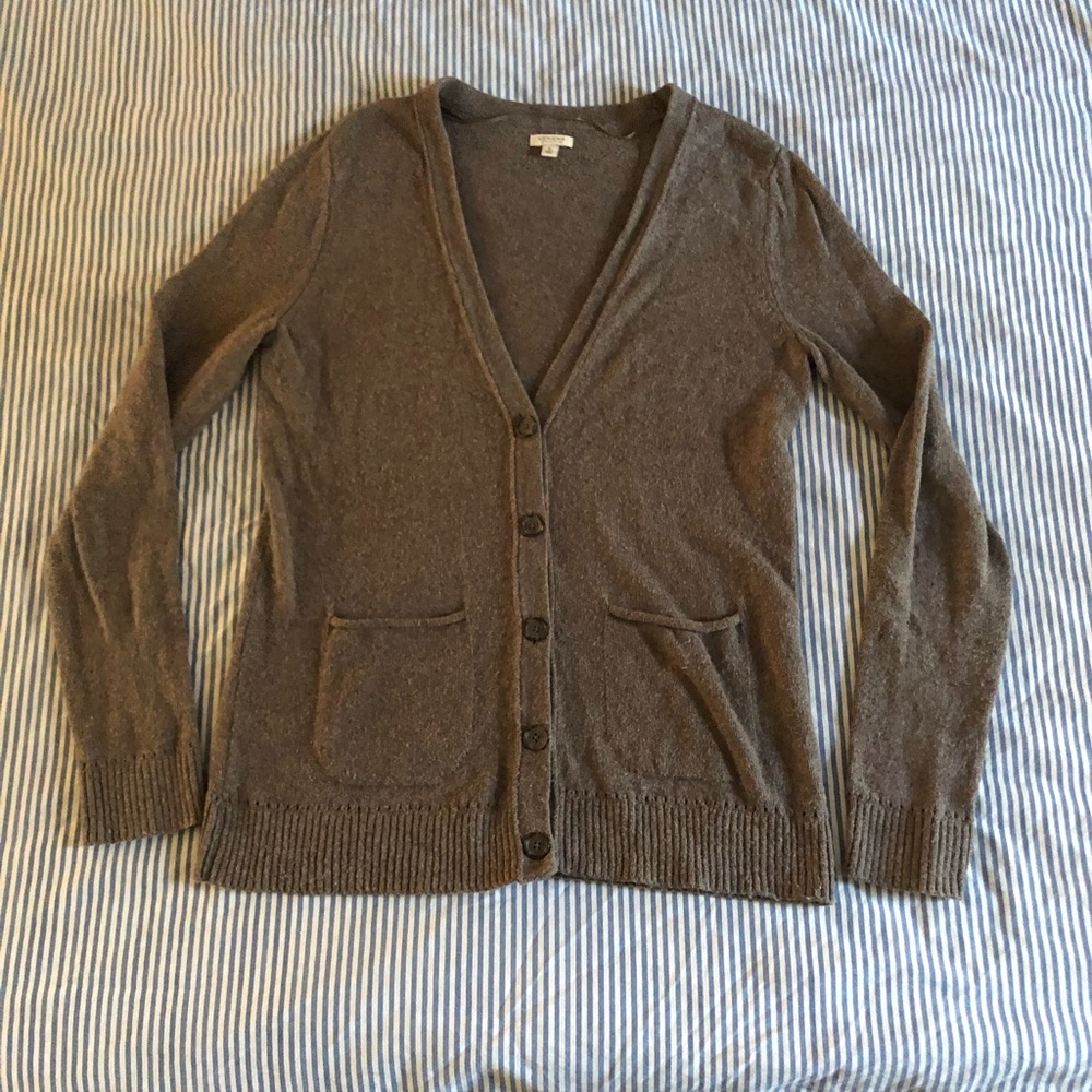 3/$15 🍁 Mushroom Brown cardigan with pockets - Somona - size S